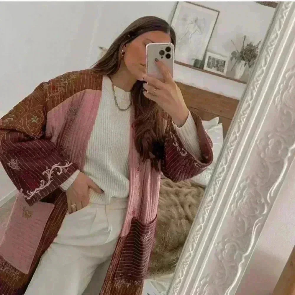 NWT Zara Limited Edition Patchwork Cardigan XS-S